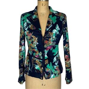 🌷 Doncaster Sport Floral Paisley Blazer Size 2